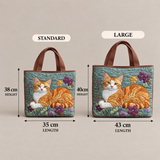 Red Cat Quilted | Handcrafted Bag