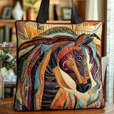 Multicolored Horse Mosaic | Handcrafted Bag
