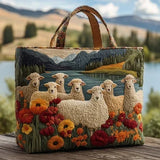 Sheep by the Lake | Handcrafted Bag