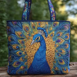 Quilted Peacock | Handcrafted Bag