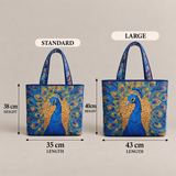 Quilted Peacock | Handcrafted Bag