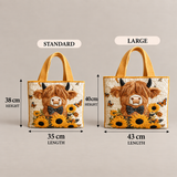 Cows and Sunflowers | Handcrafted Bag