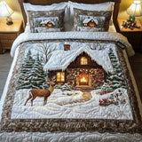 Cosy Cabin | 3-Piece Handcrafted Bedding Set