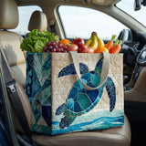 Ocean Breeze | Quilted Shopping Bag
