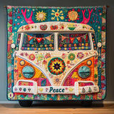 Deer Horn Hippie Van WY3110035CL | Quilted Blanket