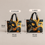 Enigmatic Cat | Handcrafted Bag