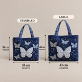 Silver Butterfly | Handcrafted Bag