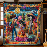 Day Of The Dead | Quilted Blanket