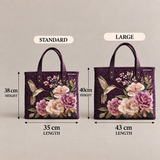 Hummingbird and Orchid | Handcrafted Bag