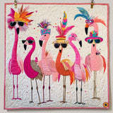 Fashion Flamingo WY0411005CL | Quilted Blanket