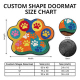 Featuring Faithful Bulldog | Shaped Doormat