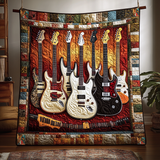 Guitar Lovers | Quilted Blanket