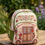 Floral Caravan | Quilted Backpack