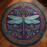 Amethyst Glow | Quilted Round Mat