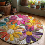 Vintage Floral | Quilted Round Mat