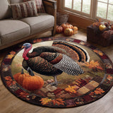 Autumn Strut | Quilted Round Mat