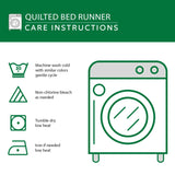 Turtle Pattern | Quilted Bed Runner