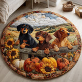 Beyond Dachshund | Quilted Round Mat