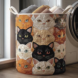 Cat Tails | Handcrafted Laundry Basket