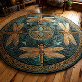 Celtic Flight Round Quilted Mat | Quilted Round Mat