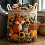 Cheerful Fox | Handcrafted Laundry Basket