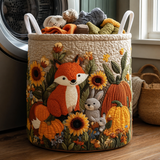 Cheerful Fox | Handcrafted Laundry Basket