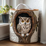 Cosy Owl | Handcrafted Laundry Basket