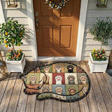 Cosy Cat | Shaped Doormat