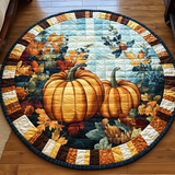 Crisp Leaves | Quilted Round Mat