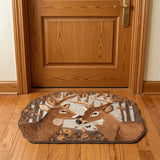 Deer Harmony | Shaped Doormat