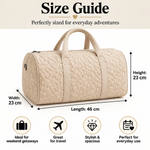 Travel bag size guide - 46 × 23 × 23 cm