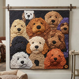 Doodle Dog | Quilted Blanket