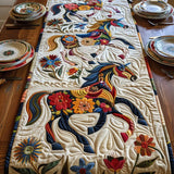 Galloping Horse | Quilted Table Runner