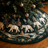 Winter Woodland Collection | Quilted Christmas Tree Skirt