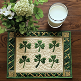 Irish Shamrock | Quilted Placemat
