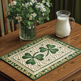 Irish Shamrock | Quilted Placemat