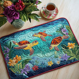 Tropical Turtle | Quilted Placemat