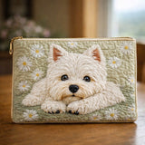 Daisy Westie Dream | Quilted Purse