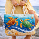 Tropical Turtle | Handcrafted Beach Bag