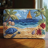 Tropical Beach | Quilted Purse