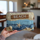 Tropical Beach | Quilted Purse