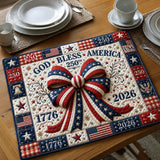 God Bless America 250th | Quilted Placemat