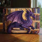 Library Dragon | Quilted Purse