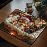 Reindeer | Quilted Placemat