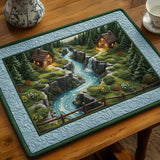 Meadow Cabin | Quilted Placemat
