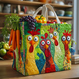 Cheeky Chicken | Quilted Shopping Bag