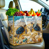 Sea Turtle | Quilted Shopping Bag