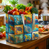 Shell Serenity | Quilted Shopping Bag