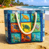 Tortuga Tranquila | Handcrafted Beach Bag