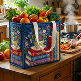 Quiet Pages | Quilted Shopping Bag
